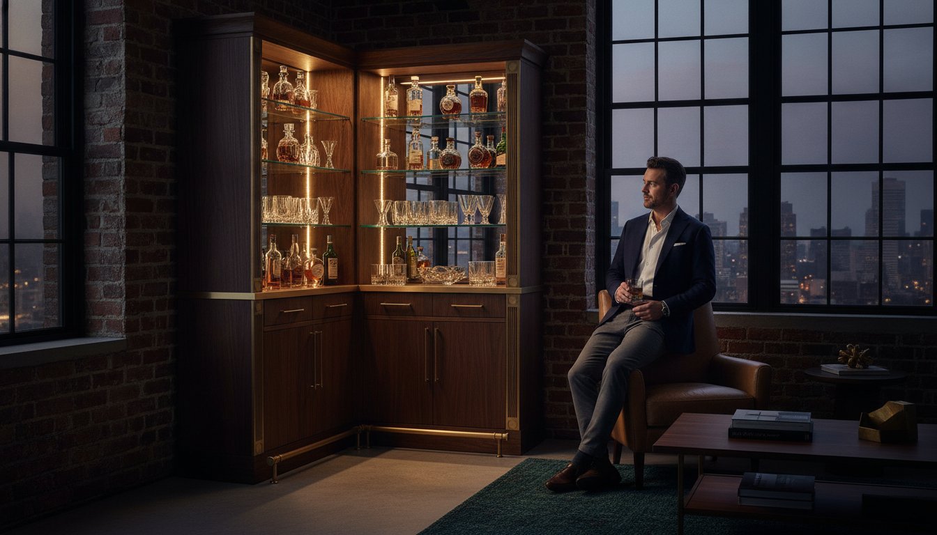 Premium Corner Bar Cabinets for Small Spaces: 2026 Guide