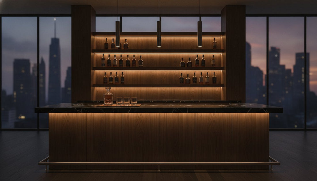 The Luxury Home Bar Lighting Checklist: Illuminate Your Legendary Space