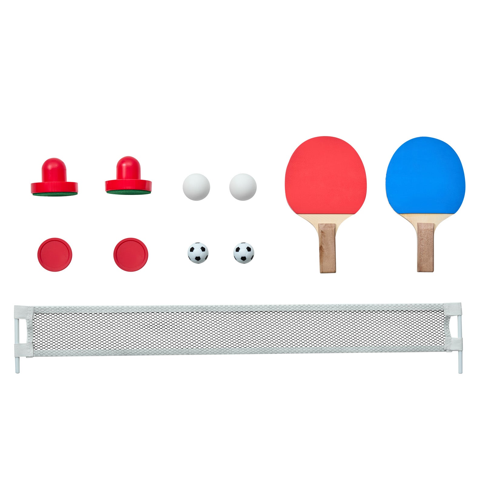 54" 3-in-1 Combo Game Table | Air Hockey, Foosball & Table Tennis | 12mm MDF