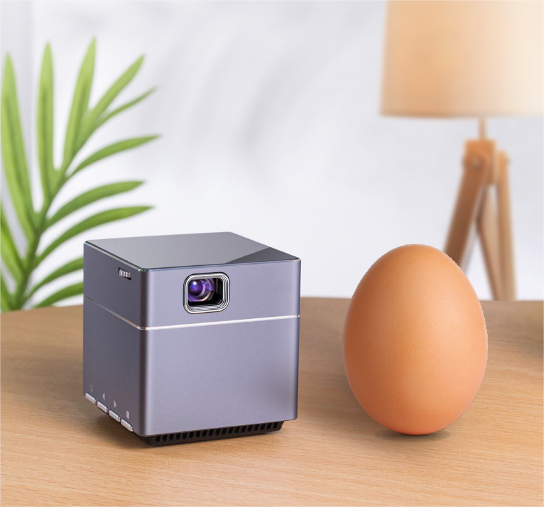 Small Portable Mini HD Projector | LED Light Source | 300 ANSI Lumens | 16GB ROM | Wireless | Outdoor & Camping Use