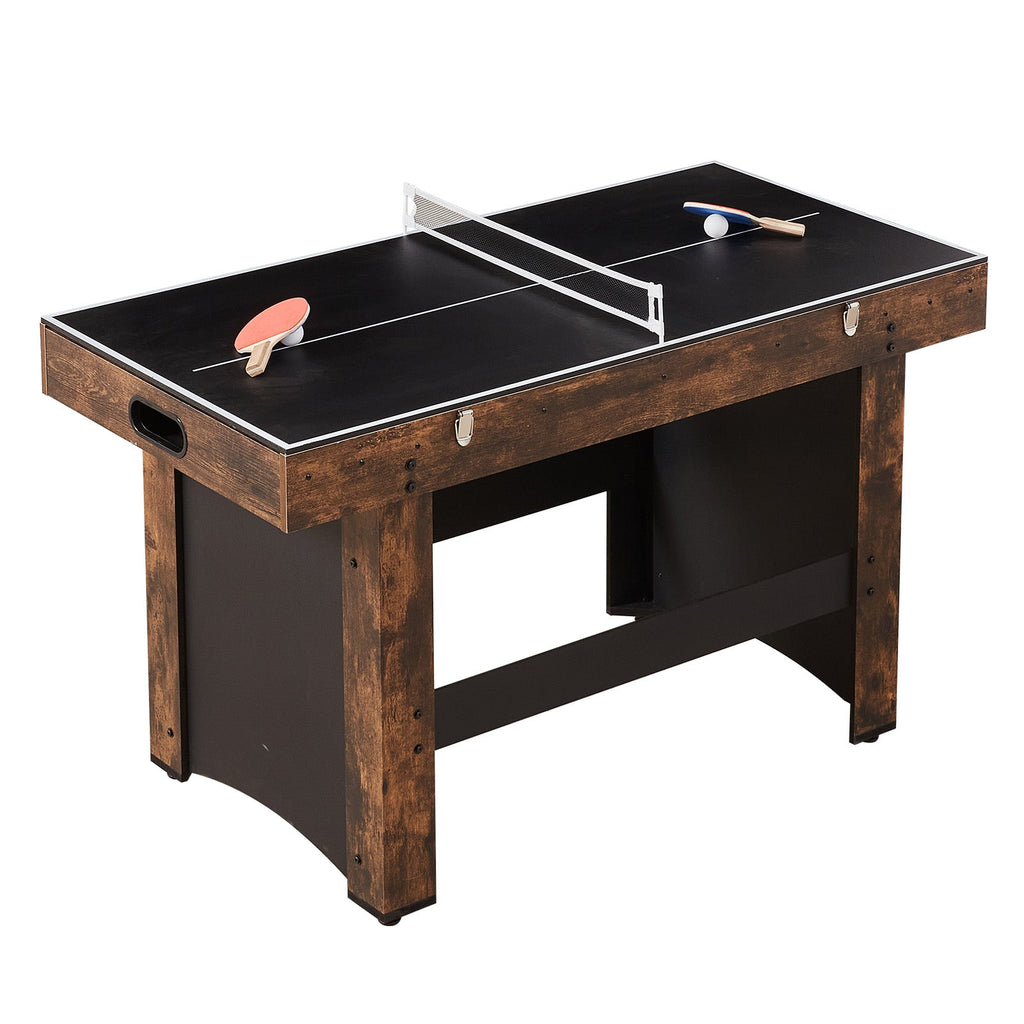 54" 3-in-1 Combo Game Table | Air Hockey, Foosball & Table Tennis | 12mm MDF