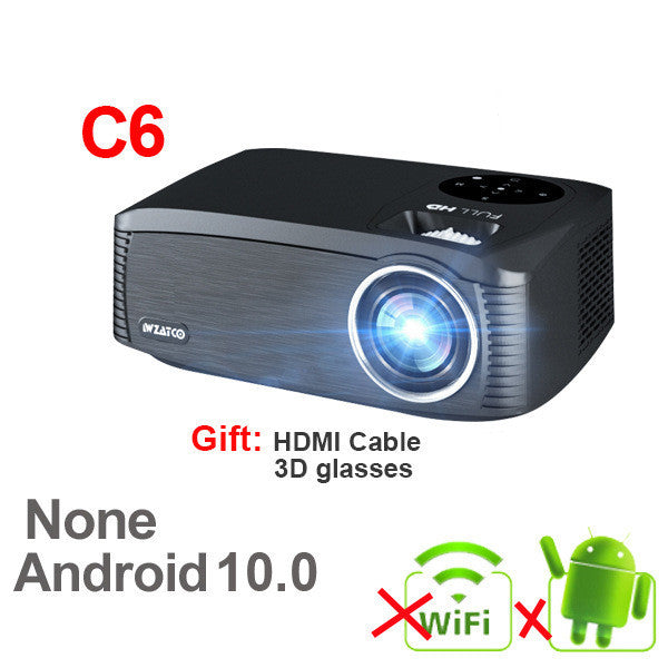 Smart Android HD 1080P 4K-Support Home & School Projector | 7000 Lumens | 80"–300"