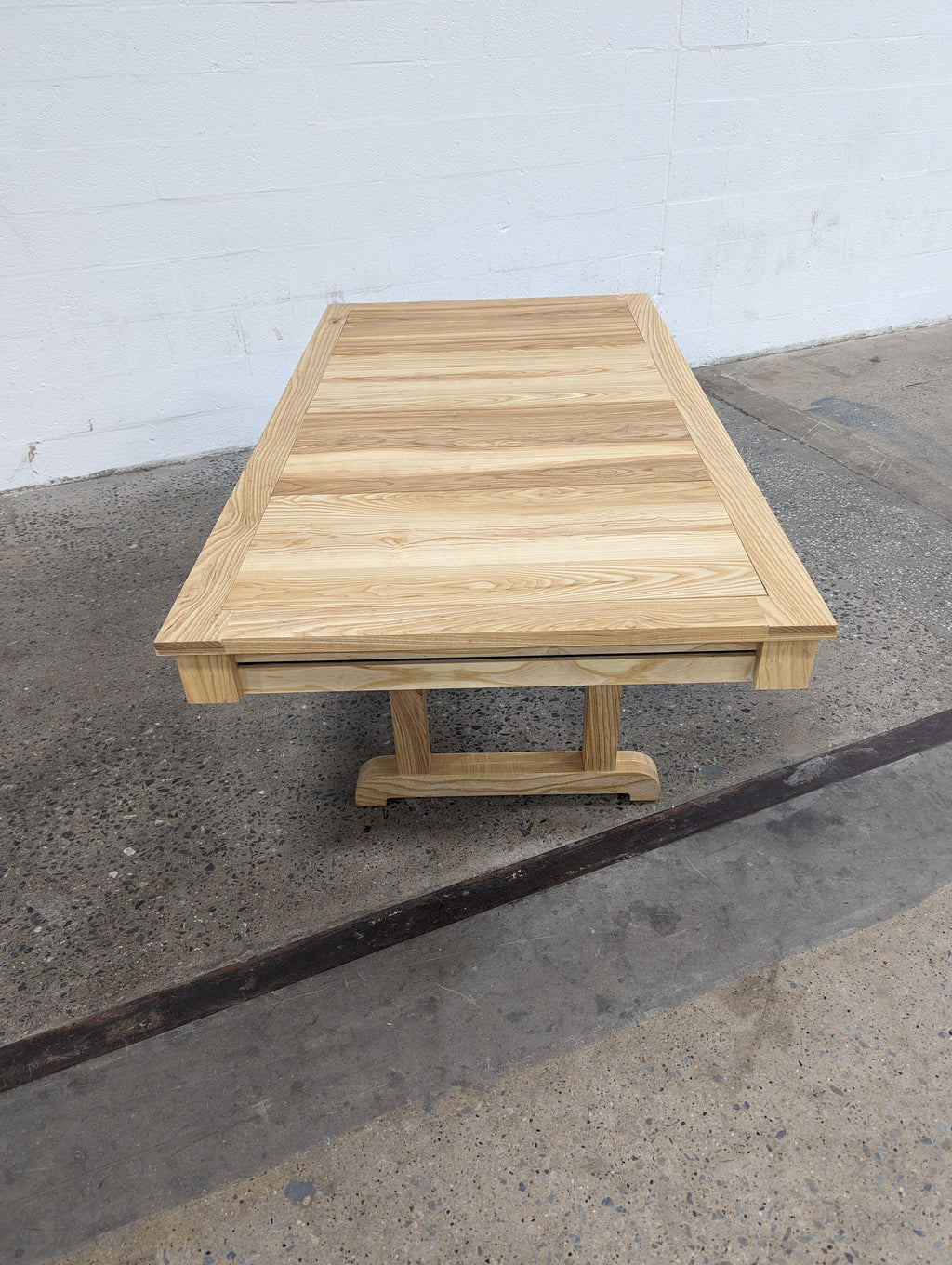 Solid Hardwood Gaming Table | 36" × 72" Recessed Play Area | 4 Removable Leaves | Custom Wood Options