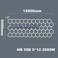 Hexagon LED Light Bar | Aluminum Housing Honeycomb Ceiling Lamp | Cool White 2000+ Lumens