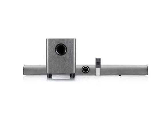 Edifier B8 CineSound Soundbar System with Wireless Subwoofer | Bluetooth 4.0, Optical, Coaxial, RCA | 145W Home Theater Speaker for Large-Screen TVs