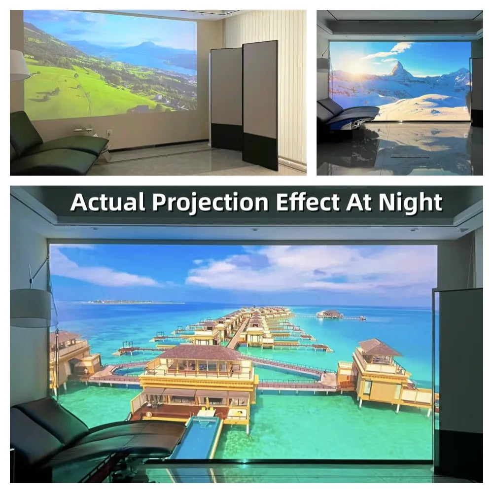 EUG A10+Q Native 1080p LCD Home Theater Projector | Auto Focus | Android | Wi-Fi 6 | Bluetooth | 1480 ANSI Lumens