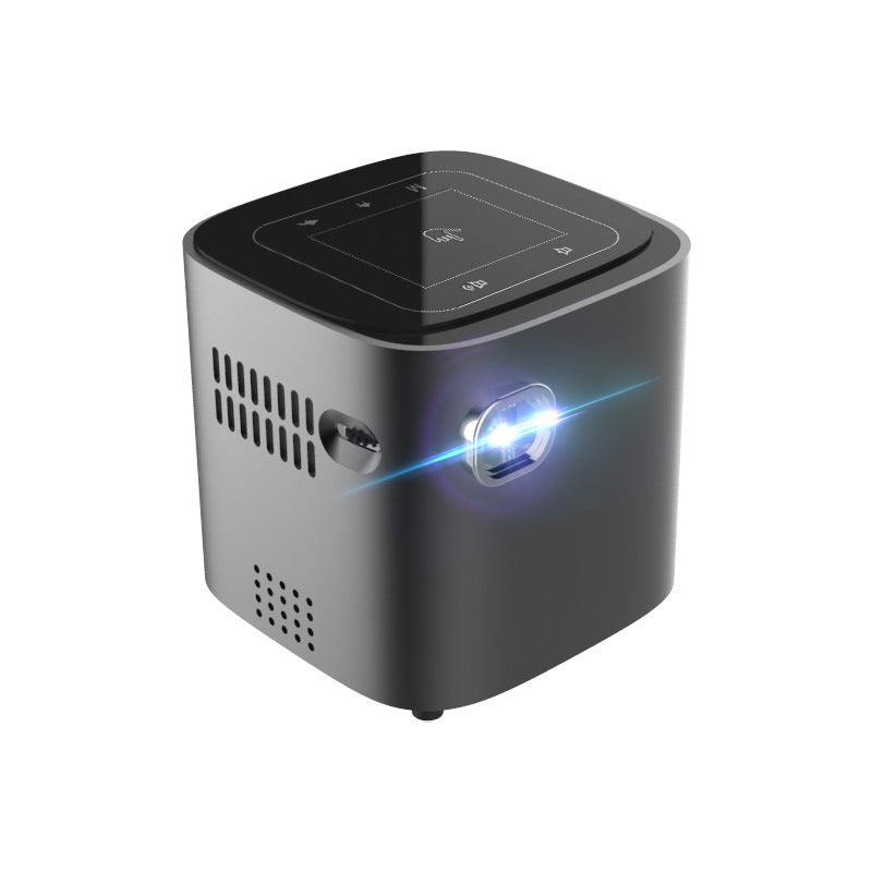 Mini Android Touch Projector for Home Use | 854x480 Resolution | Compact Design with Remote Control & HD Cable Included