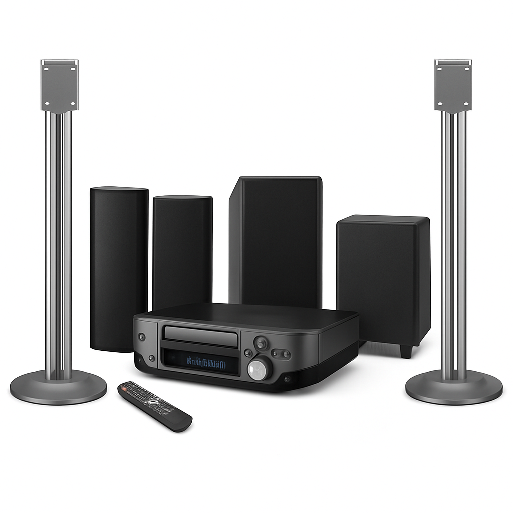 Denon S-302 DVD Home Entertainment System | 2.1 Speaker System | Wi-Fi | DLNA | 1080p Upscaling