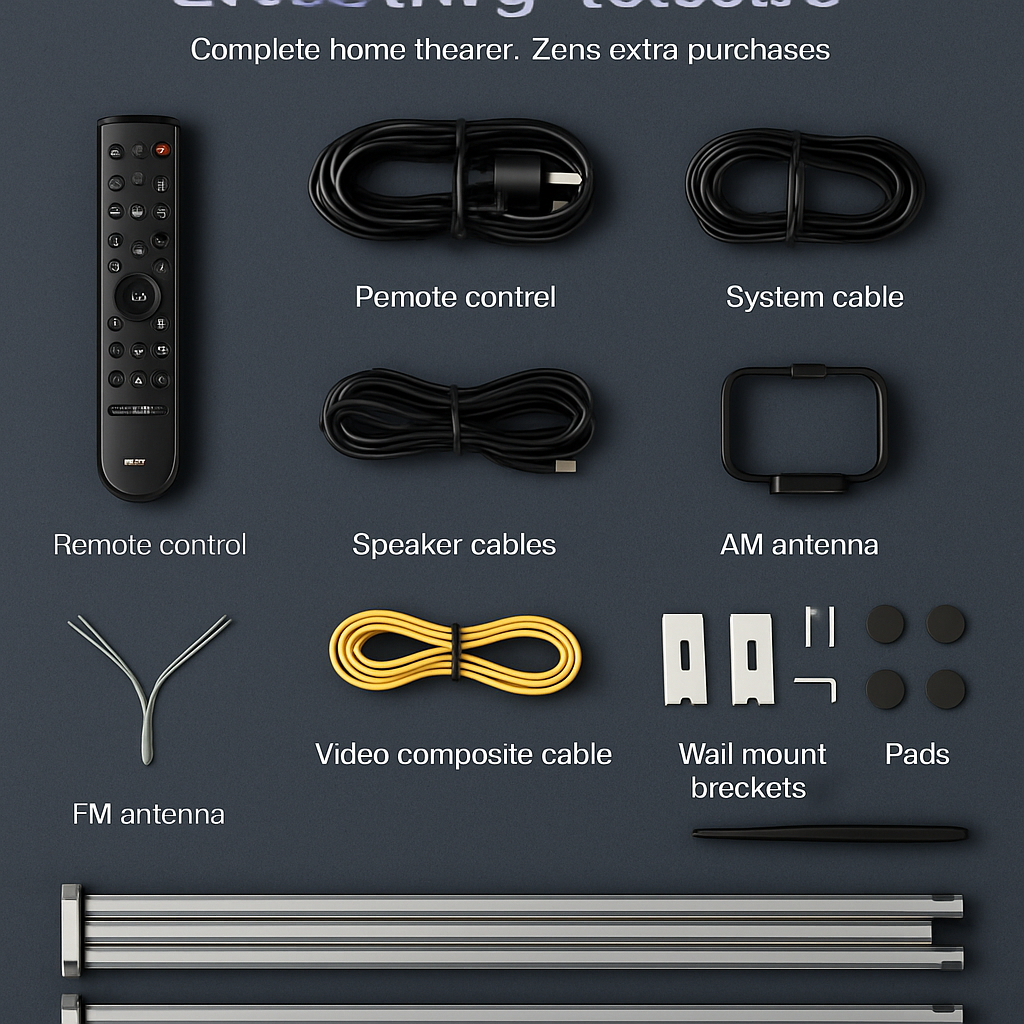 Denon S-302 DVD Home Entertainment System | 2.1 Speaker System | Wi-Fi | DLNA | 1080p Upscaling