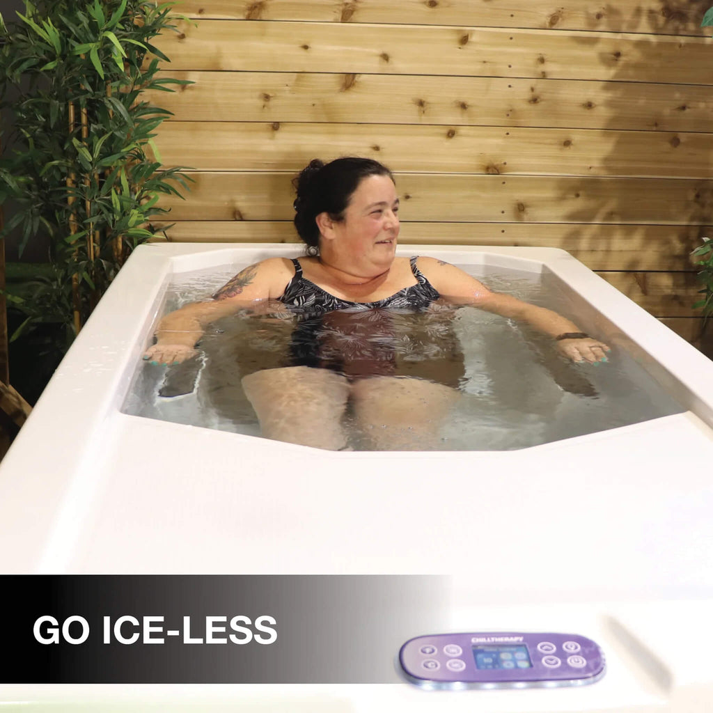 CSC 1000 Cold Plunge Spa Tub with Built-In Ozone Sanitation and Multi-Color Exterior Lighting