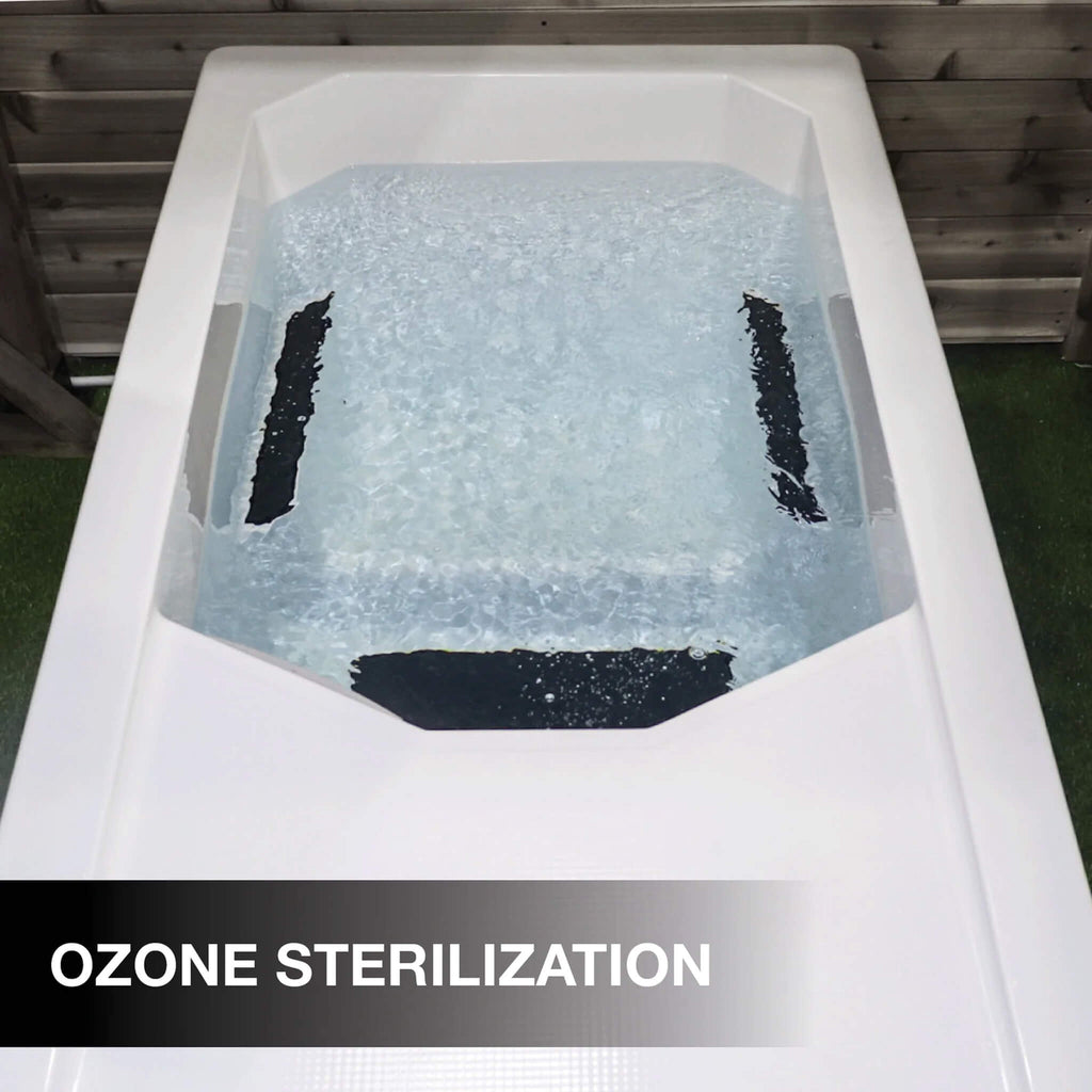 CSC 1000 Cold Plunge Spa Tub with Built-In Ozone Sanitation and Multi-Color Exterior Lighting