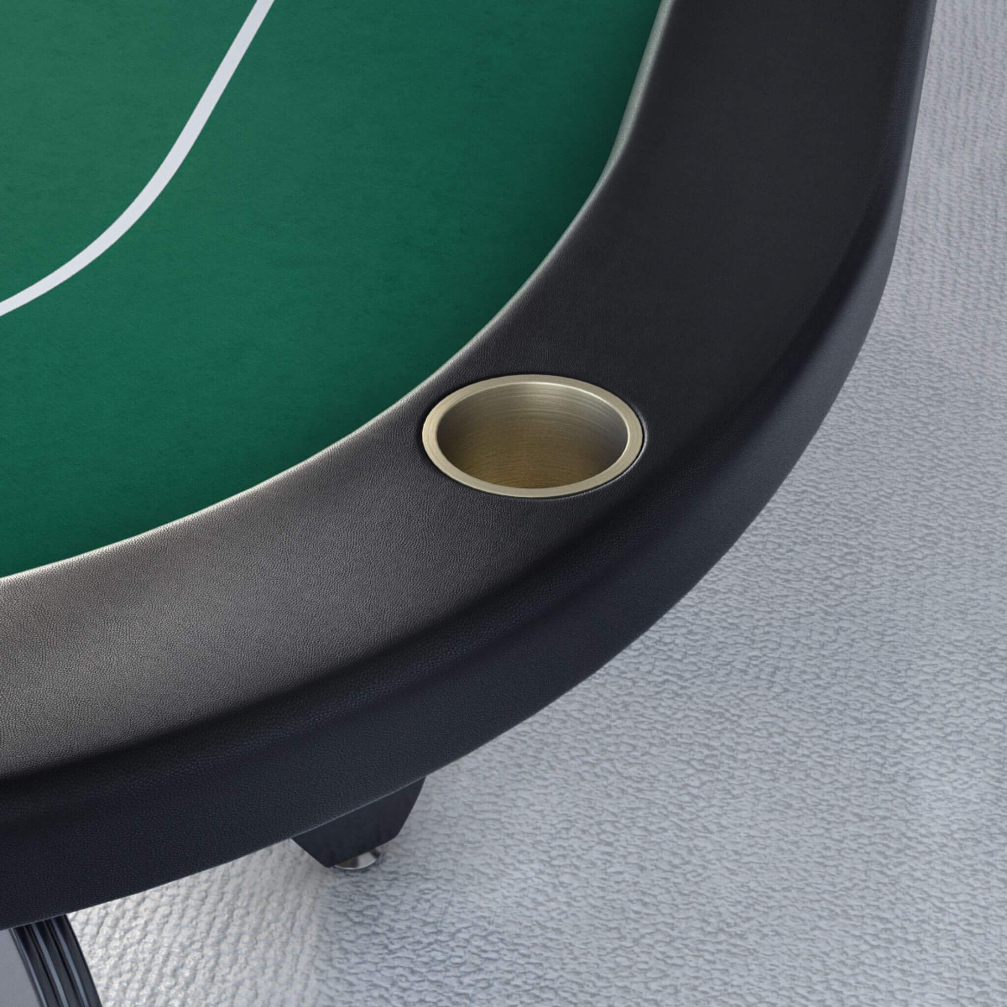 96-Inch Aura Oval Poker Table for 10 Players | Cup Holders, Chip Tray & Drop Box | SAK31045