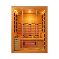 Rövia Aurora 3-Person Indoor Hybrid Sauna with Infrared & 4.5KW Steam Heater | Model SAK41592